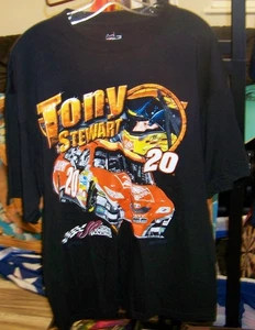 VINTAGE 2008 CHASE #20 HOME DEPOT TONY STEWART COLOR CAR BLACK TEE SHIRT XL NWT - Picture 1 of 2