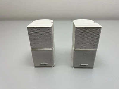 2x BOSE Jewel Premium Lautsprecher Weiß Lifestyle & Acousstimass #11f - Bild 1 von 4