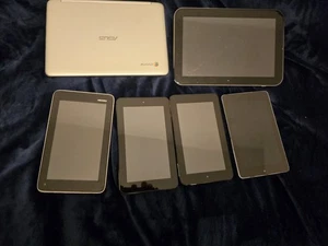 Joblot of 7 Tablets & Chromebook – HP Slate / Toshiba / Nexus / Asus – Untested  - Picture 1 of 10