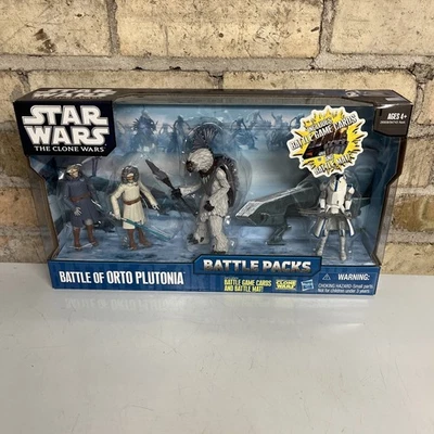 Star Wars Battle Packs The Clone Wars Battle Of Orto Plutonia Captain Rex Anakin Foto 1 de 4