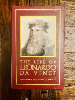 The Life of Leonardo Da Vinci (VHS, 2000, 3-Tape Set, 3-Volume Standard Edition) - Imagen 1 de 4