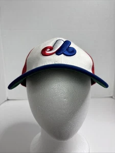 Montreal Expos Hat Cap Blue Red White 47' Brand Cooperstown Collection Strapback - Picture 1 of 15