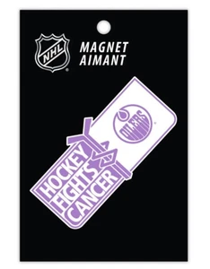Imán NHL HOCKEY Edmonton Oilers Hockey Lucha contra el Cáncer - Imagen 1 de 1