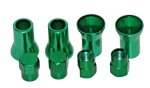 50 Set of 4 Green Color Cover for Valve Stem and Cap For TR413 Tire Valve - Picture 1 of 2
