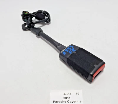 ✅ Hebilla de cinturón de seguridad del lado del pasajero delantero derecho 11-18 OEM Porsche Cayenne 958 Foto 1 de 4