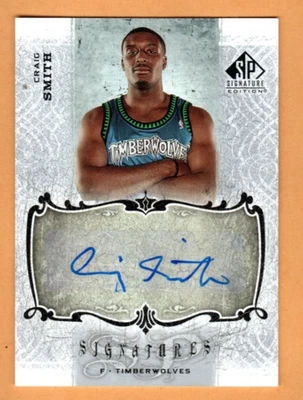 2006 Upper Deck SP Signatures #SPS-SM Craig Smith - Timberwolves, Near Mint! - Image 1 of 2