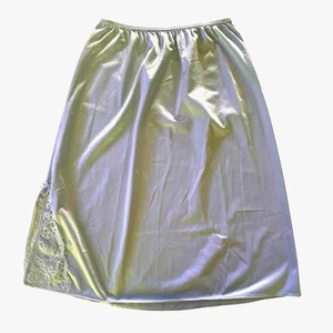 Maidenform Sweet Nothings Blue Lace Embellished Half Slip Small - Picture 1 of 8