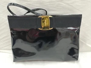 Salvatore Ferragamo Umhängetasche schwarz 10,2 cm - Bild 1 von 7