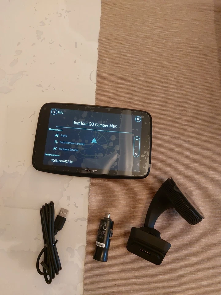 TomTom GO Camper MAX 2.Generation 7" Wifi Navigationssystem World Karten - Bild 1 von 3