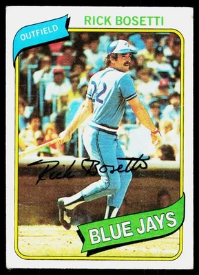 1980 Topps Rick Bosetti #277 Toronto Blue Jays - Image 1 of 2