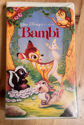 Bambi Walt Disney Classic (VHS, 1997, Black Diamond Edition) - Image 1 of 3