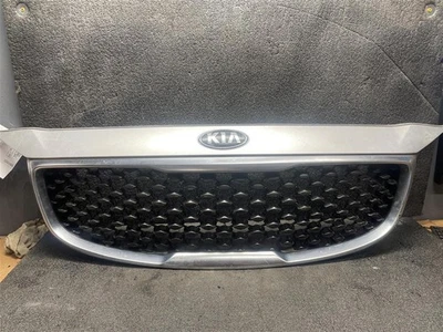 Used Front Center Upper Grille fits: 2016 Kia Sedona upper chrome surround paint - Imagem 1 de 4