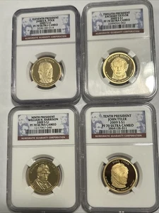 2009-S NGC PF70 Ultra Cameo Proof Presidential Dollar Proof Coin Set. Perfect! - Picture 1 of 2