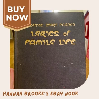 RARE SIGNED LIMITED EDITION POETRY 1929 Lyrics of Family Life Madden 289/500  Foto 1 de 4