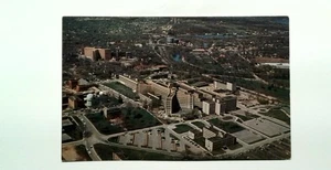 Vintage Aerial View University Hospital Complex Photochrome Postcard - Picture 1 of 2