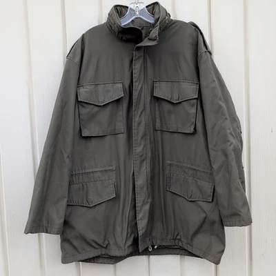 Vintage Rothco Jacket Mens Large Green Ultra Force US Army Military Field Coat - Image 1 of 4