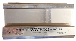 Vintage Philip Zweig Structural Steel Letter holder Metal organizer Vernadium - Picture 1 of 6