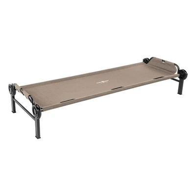 Berço de solteiro Disc-O-Bed, solução portátil para dormir para tendas e cabines, bronzeado, grande - Imagem 1 de 4