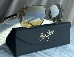 Maui Jim Freight Trains MJ 326 23 braun Kupferrahmen + HCL Bronze polarisierte Gläser - Bild 1 von 6
