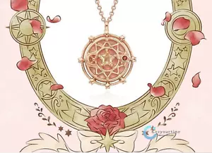 Collana Bacchetta Ciondolo Stella Captor Carta Trasparente Carte Clow Sogno Bacchetta Stella Gioielli Regalo - Foto 1 di 9