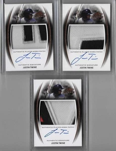 2014 Leaf Trinity Justin Twine Bronze 3 Color Patch Auto RC Marlins - TL - Picture 1 of 1