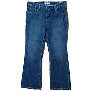 Jeans Levi Signature Talla 10 Cortos Azul Denim Bolsillos Elastizados Bootcut MAMÁ - Imagen 1 de 5