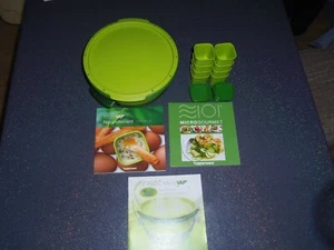 TUPPERWARE Micro Vap + 8 Ramequins + Recette Cuiseur Vapeur Micro Gourmet 101 - Imagen 1 de 13