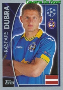352 KASPARS DUBRA LATVIA FC BATE BORISOV STICKER CHAMPIONS LEAGUE 2016 TOPPS - Picture 1 of 1