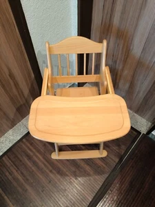 Kinderhochstuhl Holz natur - Bild 1 von 4