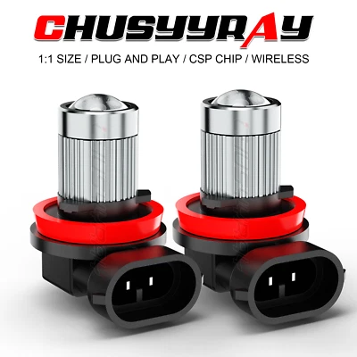 LED For Volvo C70 2003-2013 Headlight Kit H11 6000K White Bulbs Low Beam - Image 1 of 4