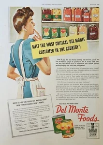 1944 Del Monte Foods Vintage Anzeige voller Wert für jeden Punkt sep - Bild 1 von 1