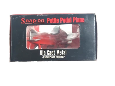 Petite Pedal Plane Red color planes propeller turns with the wheels - Image 1 of 4