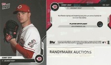 Sonny Gray CINCINNATI REDS 2020 TOPPS NOW ROAD TO OPENING DAY OD-327 SP 330