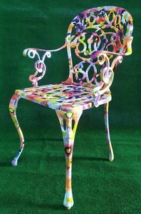 SESSEL ALUMINIUM KUBISCH MOD. COLONIAL - OUTDOOR, GARTEN - Bild 1 von 7