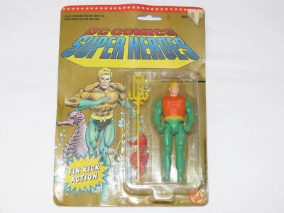 Figura de acción de colección DC Comics Aquaman **Green Arms** 1990 Toy Biz No. 4415 Foto 1 de 4