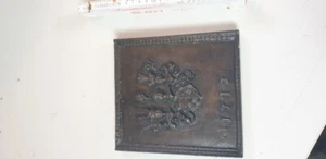 Gusseiserne Platte Kaminplatte Ofenplatte AUS EISEN Wappen 1712 Motiv - Bild 1 von 1
