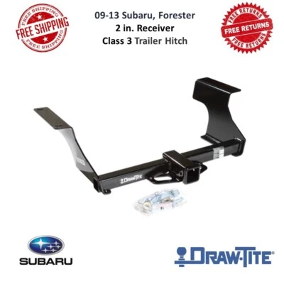 Enganche de remolque Draw-Tite 75650 clase III, receptor de 2" para Subaru Forester 09-13 Foto 1 de 4
