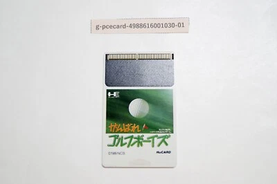 Ganbare Golf Boys 1989 NEC PC Engine HuCard Japan Vintage Game - Image 1 of 2
