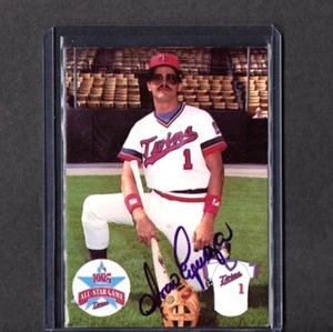 1985 PARK PRESS RC VINTAGE CARD SIGNED IP AUTO ALVARO ESPINOZA MINNESOTA TWINS - Picture 1 of 2