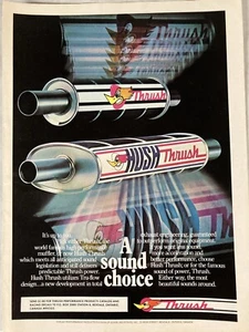 1975 Thrush Muffler Exhaust Print Ad Hush A Sound Choice - Picture 1 of 2