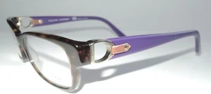 RALPH LAUREN RL6106Q 5003 DARK TORTOISE/PURPLE PLASTIC EYEGLASSES 140 51 -17 - Picture 1 of 3