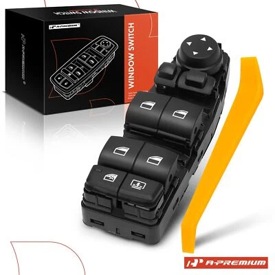 Interruptor de ventana delantera izquierda A-Premium con 6 pines para BMW 740i 750i xDrive 750Li 760Li Foto 1 de 4
