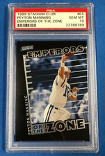 1999 Stadium Club Peyton Manning Emperors of the Zone PSA 10