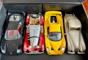 Lote 4 Coches Bburago 1/24 usados Made in Italy Ferrari etc - Imagen 1 de 4