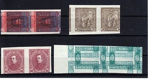 UKRAINE 1920  PROOFS.  8 STAMPS   PRINTED ON BOTH SIDES ! - Picture 1 of 1