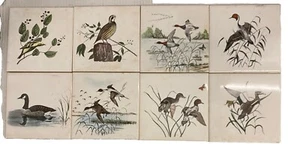 Lanka Wandfliesen Fliese Wildvögel 6" x 6" 8er Set Hergestellt in Sri Lanka - Bild 1 von 4