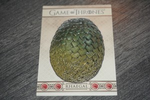 Rhaegal Dragon 3-D Dectation Egg T3 Iron Anniversary Series 2 Game of Thrones NM