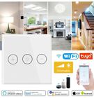Smart WiFi Wall Panel LED Light Touch Dimmer Switch Voice Remote Control UK