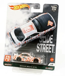 Hot Wheels Slide Street Nissan Silvia S14 Formel Drift Druckguss Auto Kultur 240 - Bild 1 von 4
