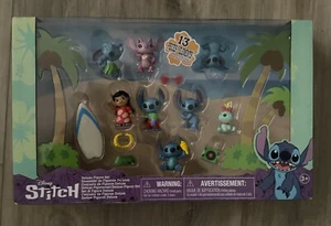 Disney Stitch Deluxe Figure Set 13 Pieces Disney Set - Picture 1 of 1